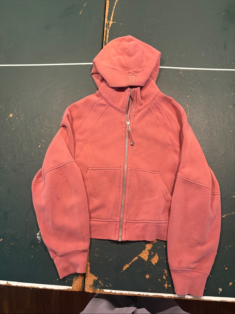 lululemon athletica Pink Zip-Up Scuba Hoodie